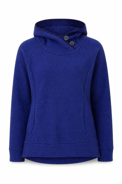 Berghaus Women Blue UK 8 Henley Hooded Fleece Pullover Hoodie