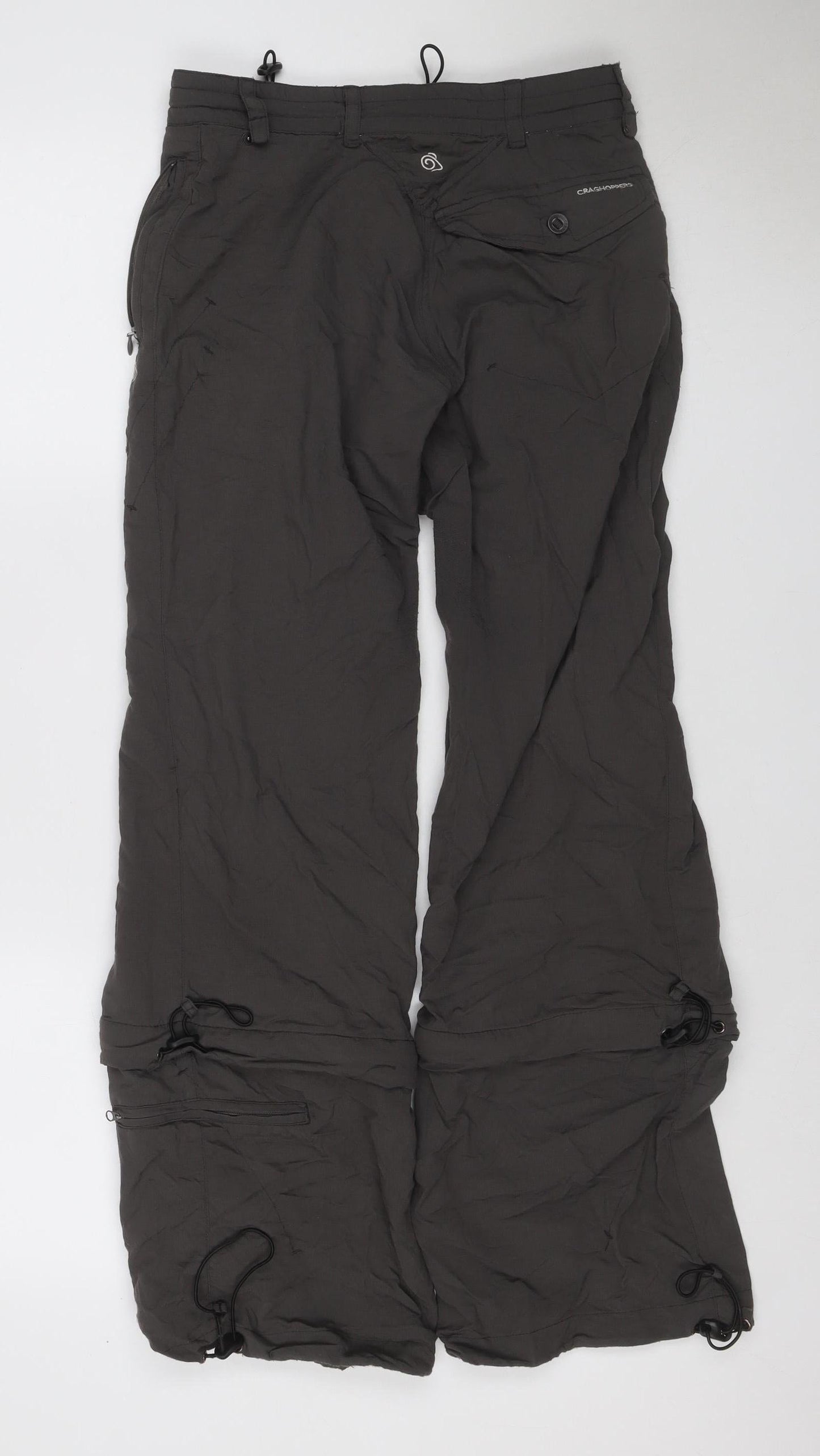 Craghoppers Women’s Black UK 8 Convertible Cargo Walking Trousers