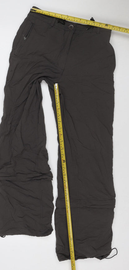 Craghoppers Women’s Black UK 8 Convertible Cargo Walking Trousers