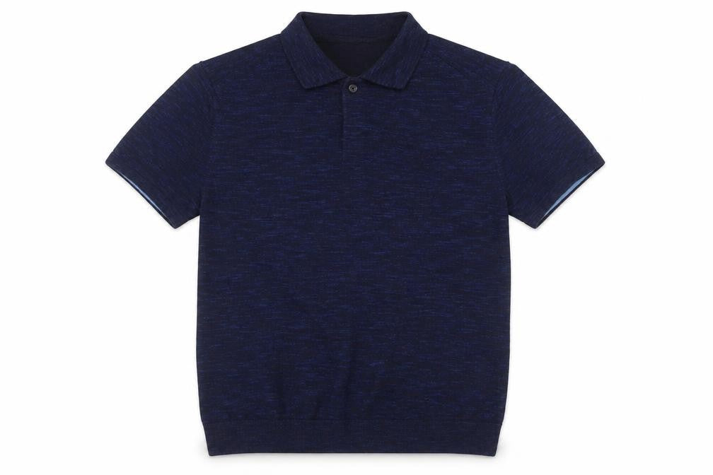 Marks & Spencer Men's Blue M Cotton Rich Short Sleeve Polo Shirt