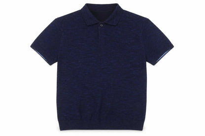 Marks & Spencer Men's Blue M Cotton Rich Short Sleeve Polo Shirt
