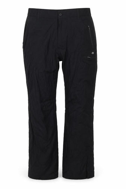 Craghoppers Men’s Black 40in Regular Stretch Outdoor Trousers