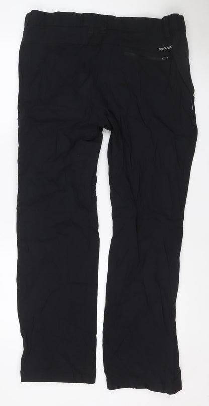 Craghoppers Men’s Black 40in Regular Stretch Outdoor Trousers