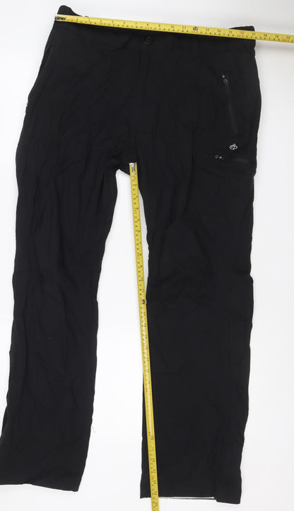 Craghoppers Men’s Black 40in Regular Stretch Outdoor Trousers