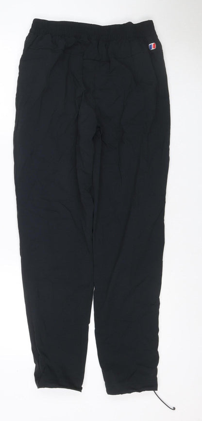 Berghaus Men's Black M Waterproof Rain Trousers Elastic Waist Logo