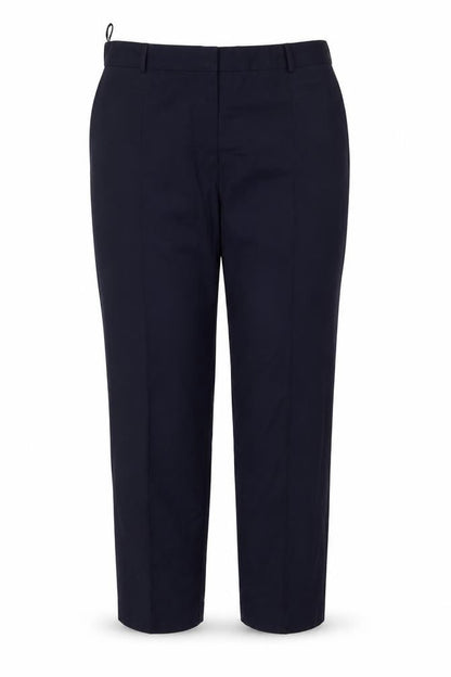 The Freya Women's Navy Size 20 Short Relaxed Straight Trousers