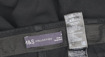 M&S Collection Women’s Black Size 8 Stretch Pull-On Skinny Trousers