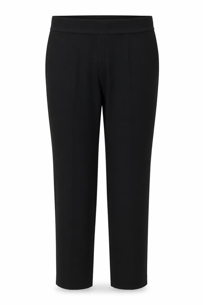 Marks and Spencer Women's Black Size 14 Straight Pull-On Work Trousers