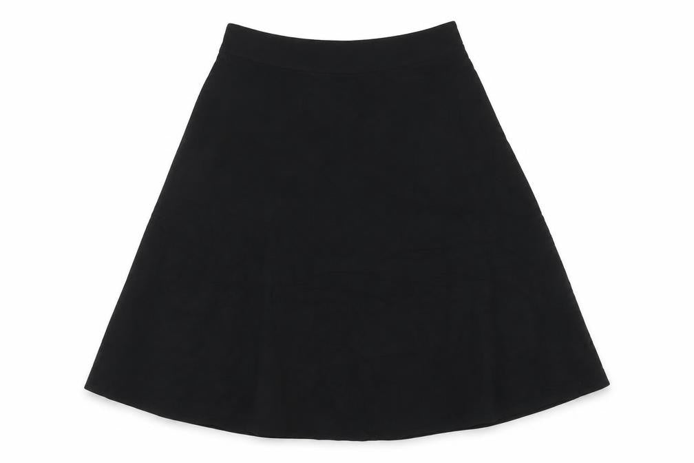 M&S Collection Women’s Black Size 14 Midi Flare Skirt Zip Workwear