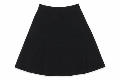 M&S Collection Women’s Black Size 14 Midi Flare Skirt Zip Workwear