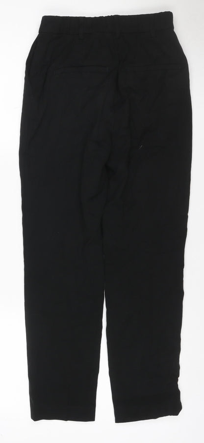 Marks & Spencer Women’s Black Size 8 Short Straight Work Trousers
