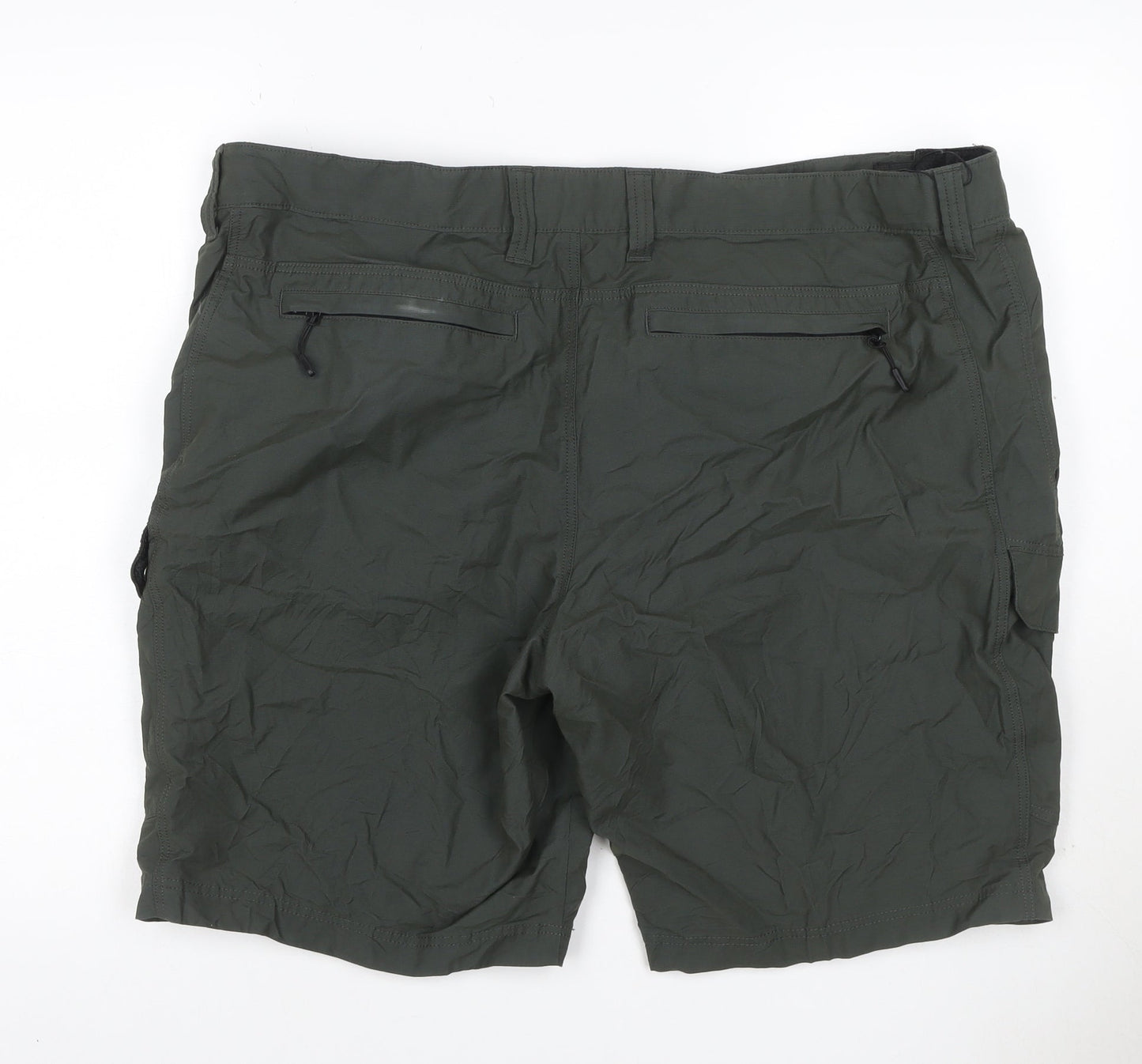 M&S Men’s Olive 44in Cargo Shorts Lightweight Multi Pocket