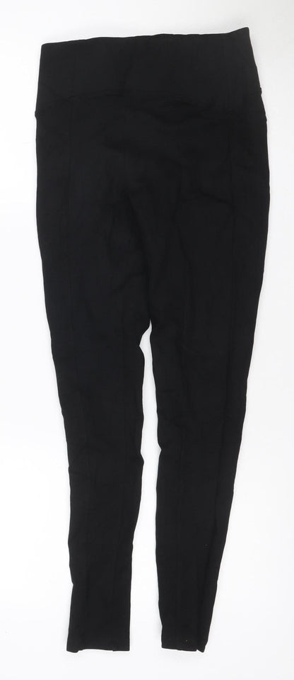 M&S Women’s Black Size 8 Regular Straight Stretch Trousers