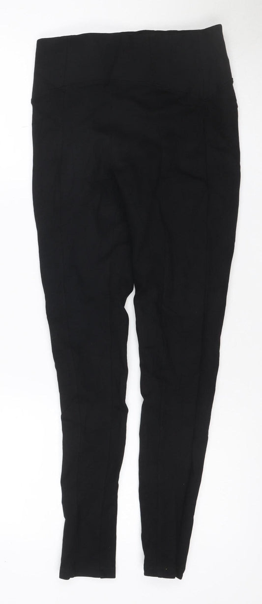 M&S Women’s Black Size 8 Regular Straight Stretch Trousers