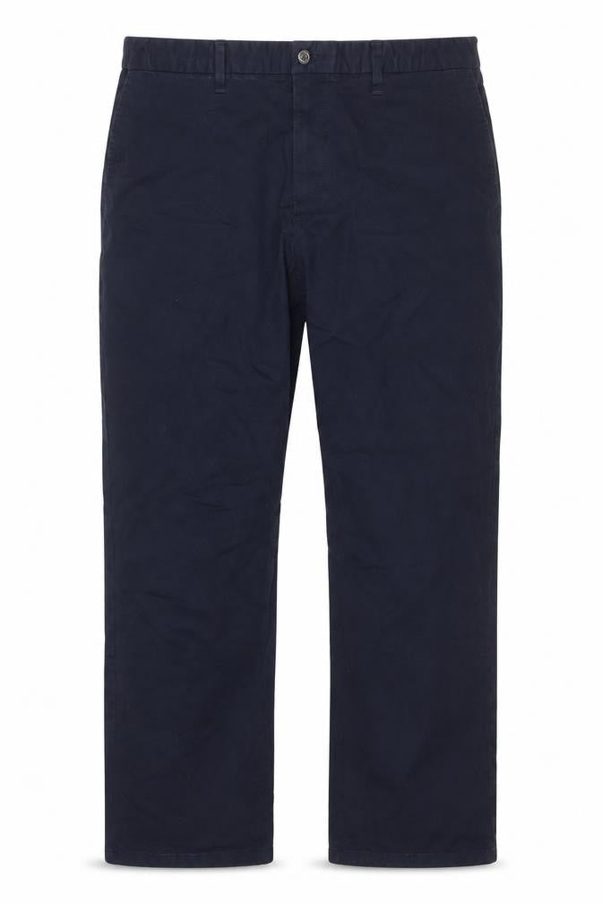 Marks & Spencer Men's Blue 44 Classic Fit Stretch Chino Trousers