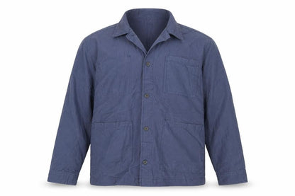 Tu Men’s Blue Cotton Utility Basic Jacket XL 46-48in Button Up