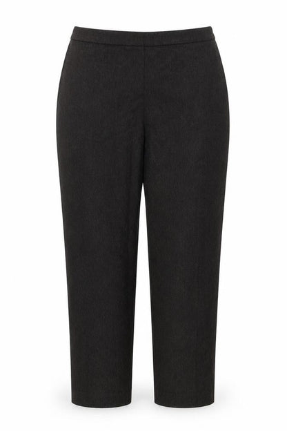 M&S Women’s Brown Herringbone Wool Blend Straight Dress Trousers UK 18 Short