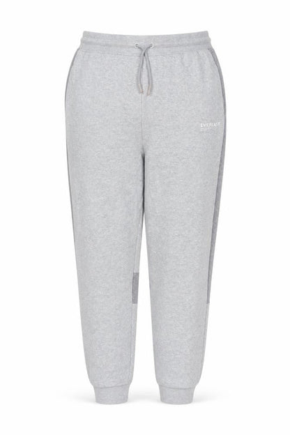 Everlast Women Grey Colourblock Jogger Sweatpants UK 16 Cotton Blend