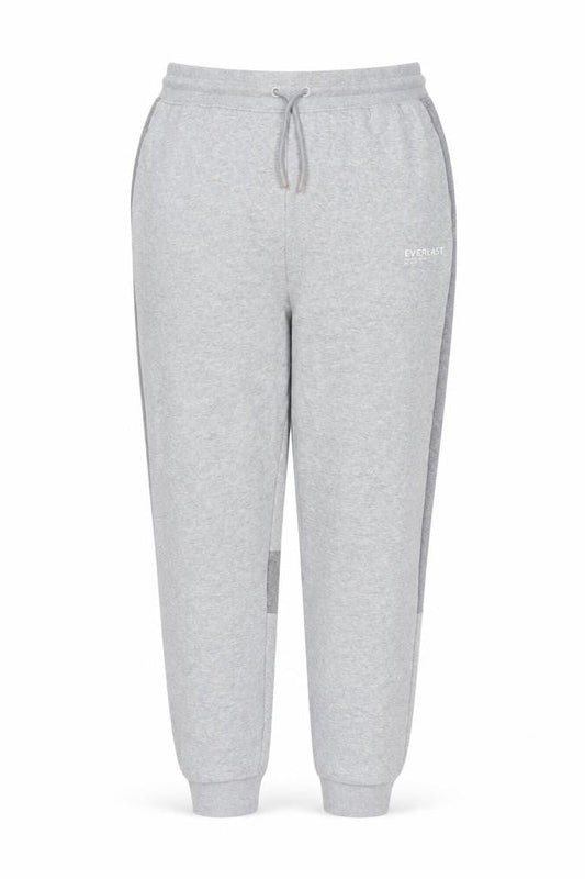 Everlast Women Grey Colourblock Jogger Sweatpants UK 16 Cotton Blend