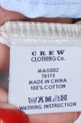 Crew Clothing Co. Men’s Beige 34 Regular Cotton Chino Trousers