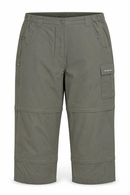 Mountain Life Women’s Grey Size 16 Convertible Cargo Trousers
