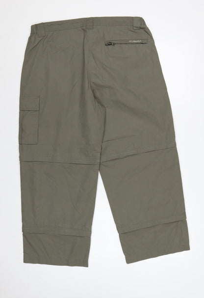 Mountainlife Women’s Grey Size 16 Convertible Cargo Trousers