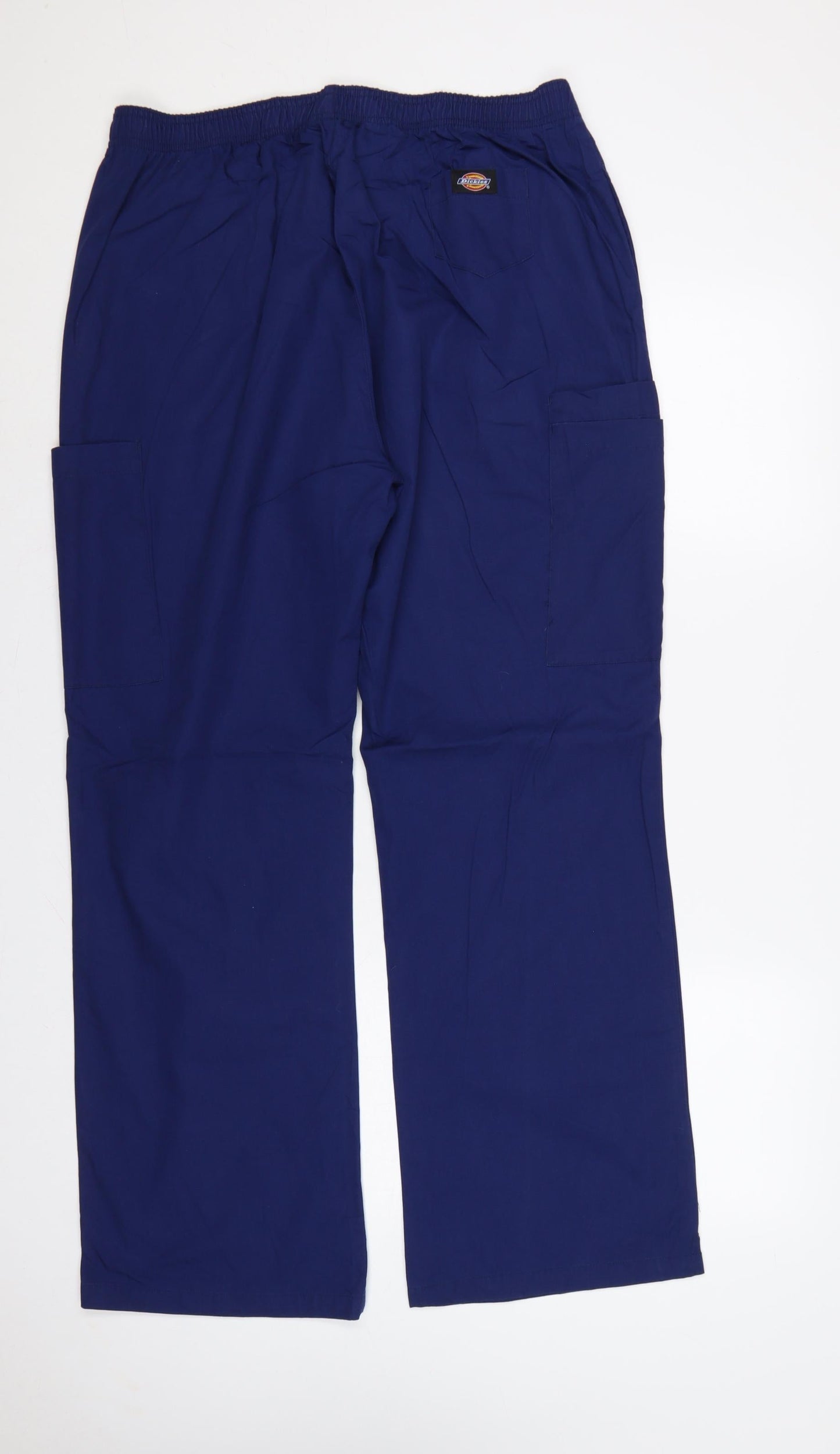 Dickies Men’s Blue XL Cargo Workwear Trousers Elastic Waist