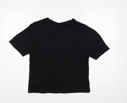 Disney at George Teens Black Size 8 Basic Lady and the Tramp T-Shirt