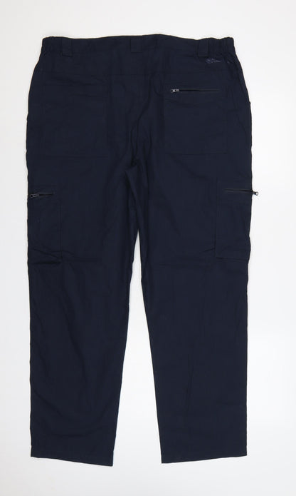 Mountain Warehouse Women’s Blue Cargo Trousers Size 38 Quick Dry