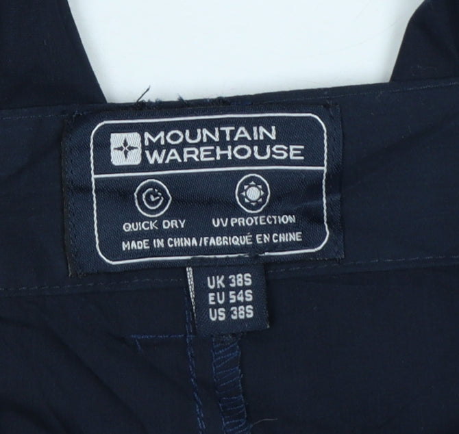 Mountain Warehouse Women’s Blue Cargo Trousers Size 38 Quick Dry
