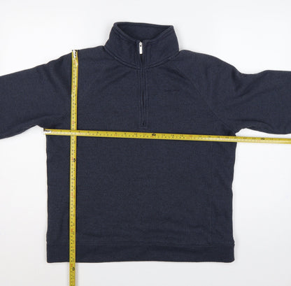 Craghoppers Men’s Blue M Half Zip Fleece Sweatshirt High Neck