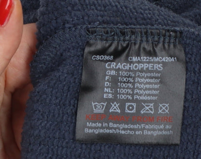 Craghoppers Men’s Blue M Half Zip Fleece Sweatshirt High Neck