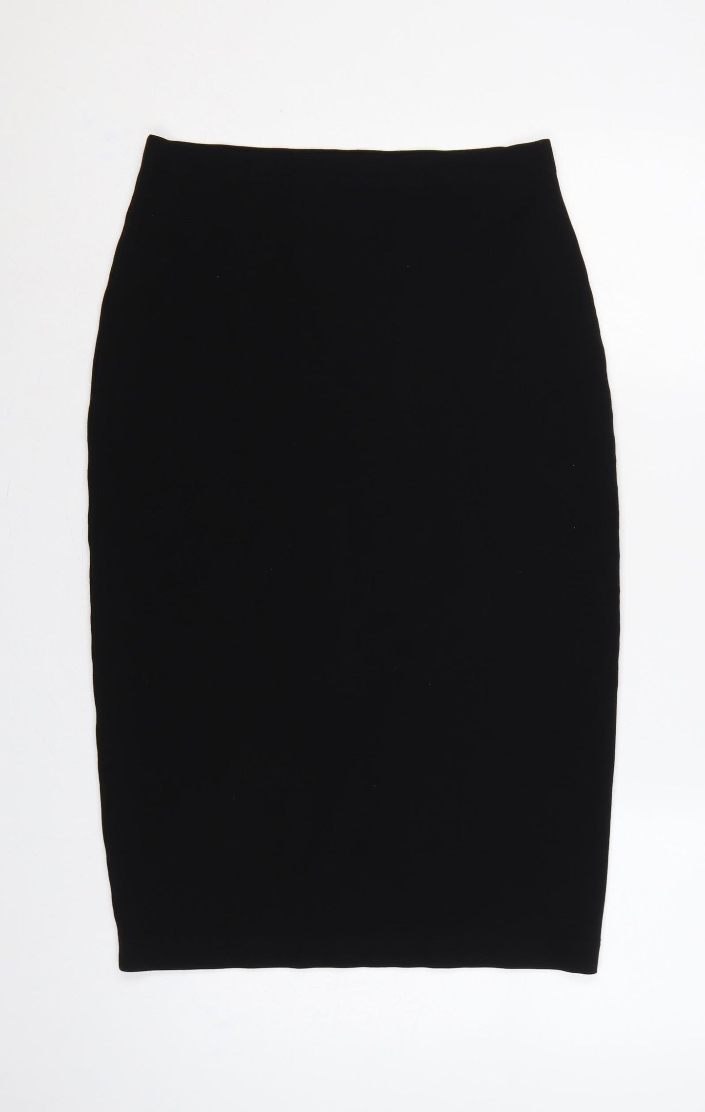 Oska Women Black UK 14 Midi Straight Pencil Stretch Skirt