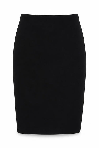 Oska Women Black UK 14 Midi Straight Pencil Stretch Skirt