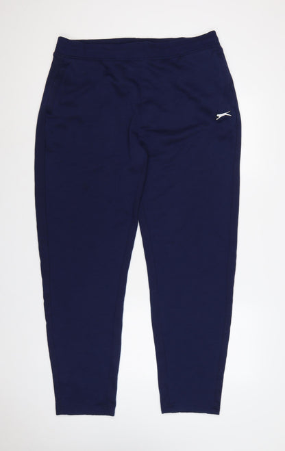 Slazenger Men’s Blue 2XL Logo Tapered Jogger Sweatpants