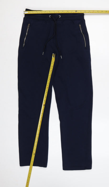 Autograph Women’s Navy Blue Jogger Trousers Size S Zip Pockets
