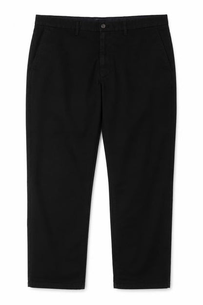 Marks & Spencer Men’s Black 42x29 Regular Fit Stretch Chino Trousers