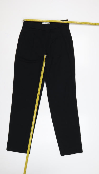 Marks and Spencer Women Black UK 10 Long High Rise Stretch Leggings