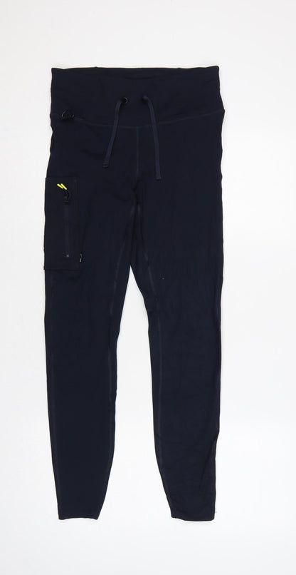 Marks & Spencer Goodmove Women Blue UK 10 Jogger Activewear Trousers