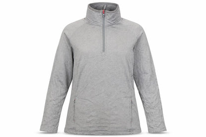 Peter Storm Women Grey UK 14 1/4 Zip Fleece Pullover Sweatshirt