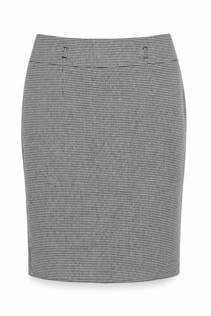 Marks & Spencer Women Black White Check Pencil Skirt UK 10 Lined