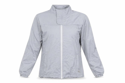 Slazenger Women’s Grey UK 14 Full Zip Lightweight Windbreaker Jacket