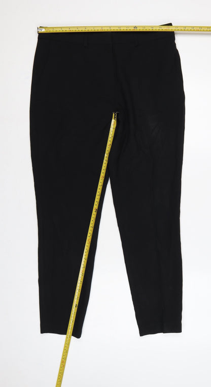 Next Women’s Black UK 14 Regular Tailored Tapered Dress Trousers
