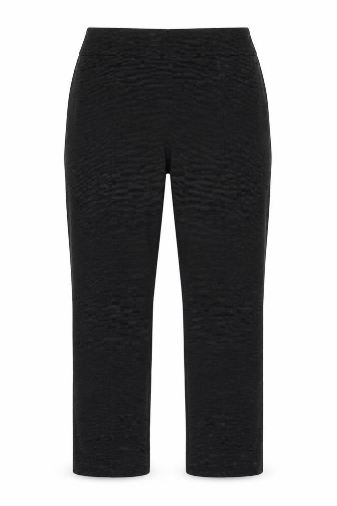 Marks & Spencer Women’s Black UK 16 Short Pinstripe Stretch Leggings