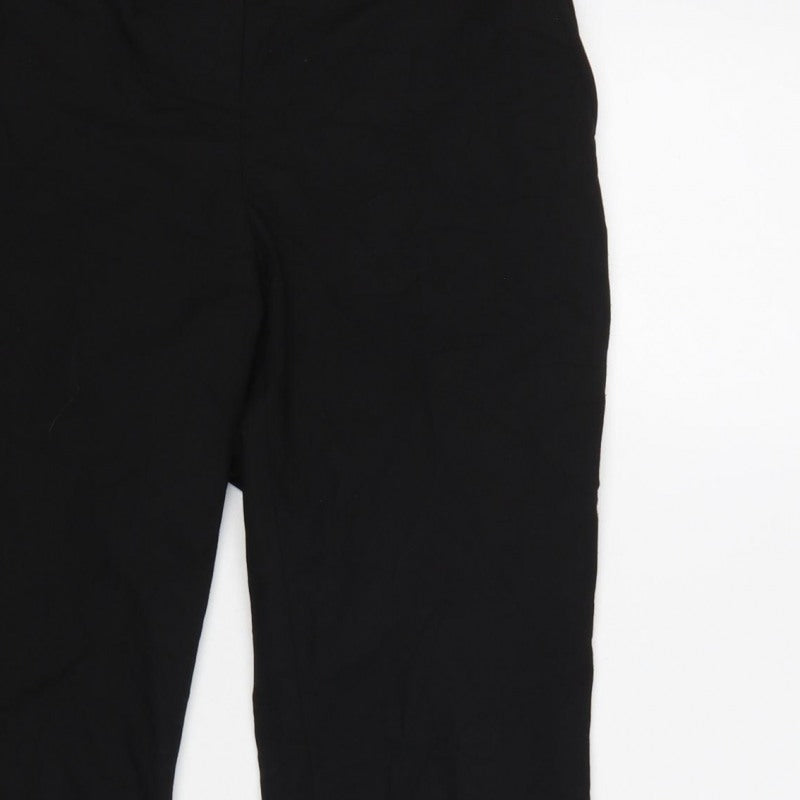 Next Women’s Black Petite Size 8 Tailored Straight Leg Dress Trousers