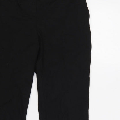 Next Women’s Black Petite Size 8 Tailored Straight Leg Dress Trousers