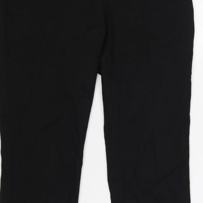 Next Women’s Black Petite Size 8 Tailored Straight Leg Dress Trousers