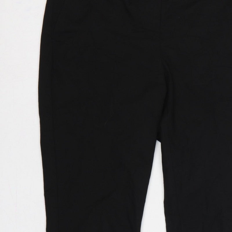 Next Women’s Black Petite Size 8 Tailored Straight Leg Dress Trousers