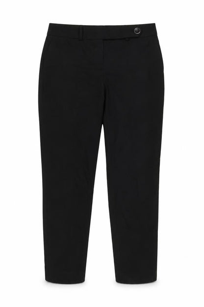 Next Women’s Black Petite Size 8 Tailored Straight Leg Dress Trousers
