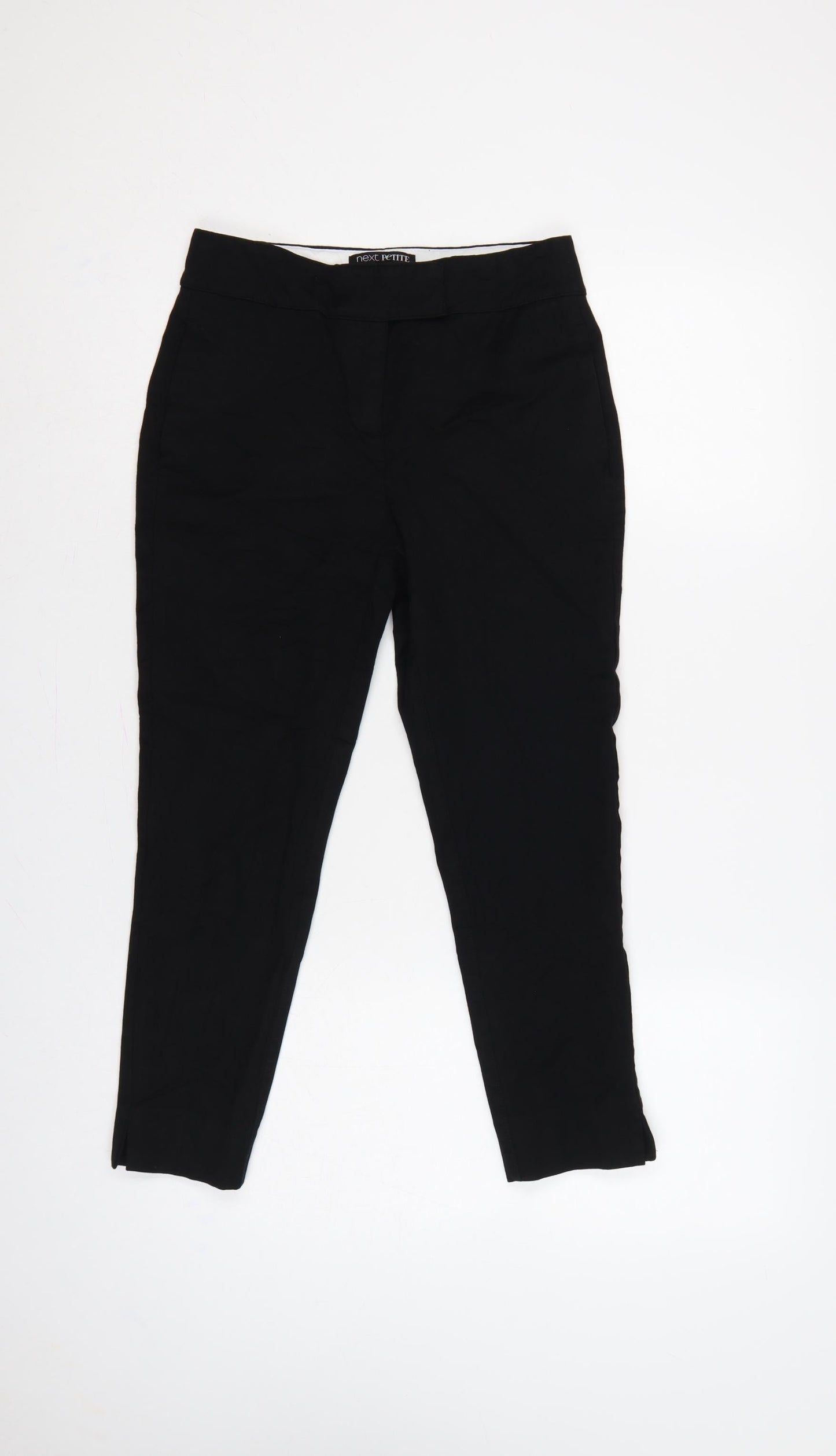 Next Women Black UK 6 Petite Slim Tapered Work Trousers